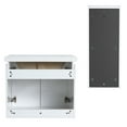 thumbnail image 3 of Wall-Mounted Bathroom Vanity with Soft Close Doors and Side Shelves / Easy Access to Bathroom Items, 3 of 7
