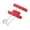 Red, variant on Dickly Motorcycle Hook Helmet Holder Hanging Pothook Accessories Handlebar Luggage for Silvwe