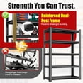 thumbnail image 5 of 36" W Heavy Duty Garage Shelving 2000 LBS 4 Tier Storage Shelves Adjustable Industrial Metal Wire Shelf Utility Rack for Garage,Basement,Pantry,Warehouse,Commercial,36" W X 16" D X 54" H, 5 of 8