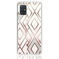 thumbnail image 4 of Samsung Galaxy A51 5G Case (NOT for A51), Rosebono Bling Glitter Sparkle Diamond Rhombus Marble Graphic Fashion Cute Colorful Skin Cover Shockproof Case for Samsung Galaxy A51 5G Case, 4 of 5