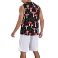thumbnail image 2 of Honeii Red Mushrooms print basktball shirt for men and women, Unisex basketball jersey for Theme party-Medium, 2 of 6