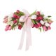 thumbnail image 2 of Flor de la silla de boda, flor artificial, accesorio de fotografía, decoración de la silla de fiesta Arreglo floral para la celebración Banquete, 2 of 10