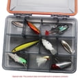 thumbnail image 2 of Caja de pesca portátil, cebo impermeable, cajas de anzuelos, herramienta de pesca (rojo grande), 2 of 5