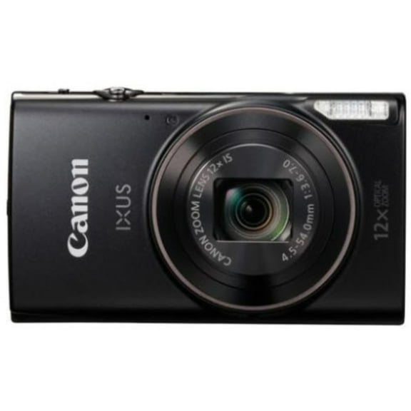 Canon PowerShot IXUS 285 / ELPH 360 HS 12X Optical Zoom Digital Camera | New & Black | Imported Models