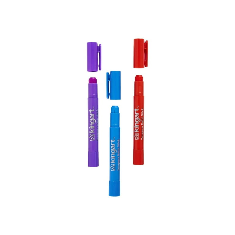 Kingart Tempera Paint Thin Sticks, Washable, Rich & Creamy, Set of 24  Unique Colors - Walmart.com