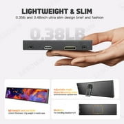 LESOWN 8.8 Inch Stretched Bar LCD Display IPS 1920x480 Mini HDMI Monitor for HD PC Laptop Computer Secondary Screen Temperature Windows Aida64 CPU GPU Monitoring