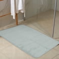 thumbnail image 2 of Alfombrillas de baño de espuma viscoelástica Unique Bargains 2 uds. antideslizantes gris 40x60cm + 50x80cm, 2 of 7