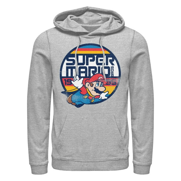 Men's Nintendo Retro 1985 Hero Pull Over Hoodie