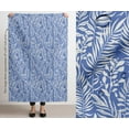 thumbnail image 3 of Soimoi 56 Inch Wide Waterproof Taffeta Fabric by 5 Yard | Blue Leaves Theme | Outdoor Use for Furniture Covers, Umbrellas, Patio Decor & More, 3 of 7