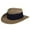 Navy, variant on CTM Unisex Straw Gambler Hat with Hatband