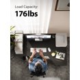 thumbnail image 6 of 55-inch L-Shaped Electric Standing Desk Height Adjustable Sit Stand Desk for Home Office,Black, 6 of 7