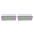 thumbnail image 1 of Scienceny Reloj despertador Digital LED, dispositivo con función de repetición de alarma, 12H, 24H, termómetro interior, relojes electrónicos con USB No.03 2piezas Scienceny CBP032186, 1 of 6