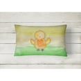 thumbnail image 2 of Chicken Watercolor Canvas Fabric Decorative Pillow, 2 of 3