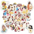 thumbnail image 5 of 35pcs Christianity Stationery Stickers Jesus Faith Stickers Religious Kids Stickers for Laptops Notebooks Suitcases, 5 of 9