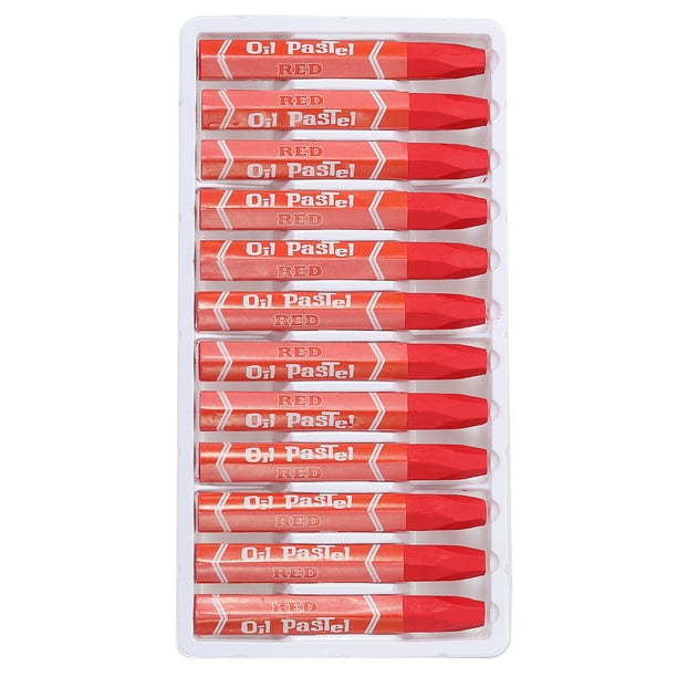 Uxcell Pasteles de Aceite Rojos, 36 Piezas, Crayones de Aceite Suaves, Vibrantes y Cremosos, Suministros de Arte para Pintura, Dibujo, Mezcla y Graffiti para Artistas Principiantes