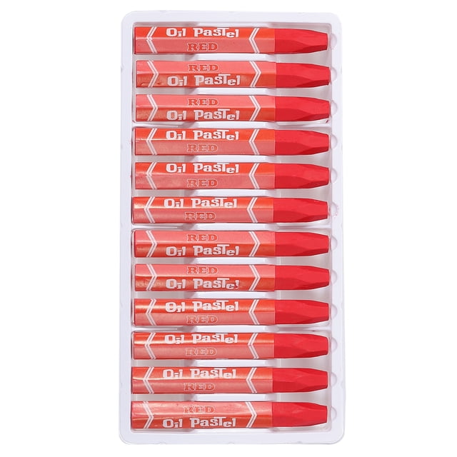 Uxcell Pasteles de Aceite Rojos, 36 Piezas, Crayones de Aceite Suaves, Vibrantes y Cremosos, Suministros de Arte para Pintura, Dibujo, Mezcla y Graffiti para Artistas Principiantes