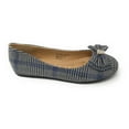 thumbnail image 4 of Victoria K Women's Glen Plaid Matching Bow With Rhinestone Ballerina Flats, 4 of 8