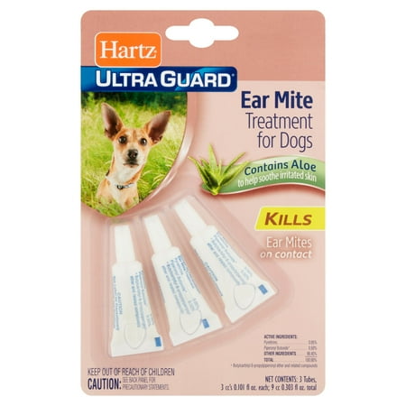 Hartz UltraGuard Ear Mite Treatment for Dogs, 3 (Best Medicine For Ear Infection In Adults)