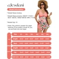 thumbnail image 6 of a.Jesdani Women Plus Size Swimsuit Two Piece Tummy Control Bathing Suits Flowy Tankini Swimwear with Drawstring Boys Shorts Swim Dress Peach 1X, 6 of 12