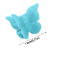 thumbnail image 7 of Mini Plastic Hair Clips, 20Pcs Each, with Antennae and Butterfly Design, Random Colors: 20 Pieces Per Pack， Assorted Color Mini Jaw Clip Hairpin Accessories Women, Girls, Kids, Baby, Random, 7 of 7