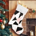 thumbnail image 5 of Golden Lines Marble Christmas Stockings Christmas Presonalized Large Stocking Sock, Set of 1 Xmas Party Winter Decor Candy Bag Family Holiday Gift, 17.7 Inch, 5 of 7
