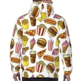 thumbnail image 5 of Hoodies for Men - Cute Food Fries Pizza Drink Long Sleeve Comfrt Men'S Fashion Hoodies & Sweatshirts, Sweatshirts for Men Hoodies Pullover Clothing Clothes with Pouch, 5 of 7