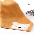 thumbnail image 1 of Children Cotton Towels Baby Towel Cute Cartoon Bear Pattern Hangable Hand Towel, 1 of 5
