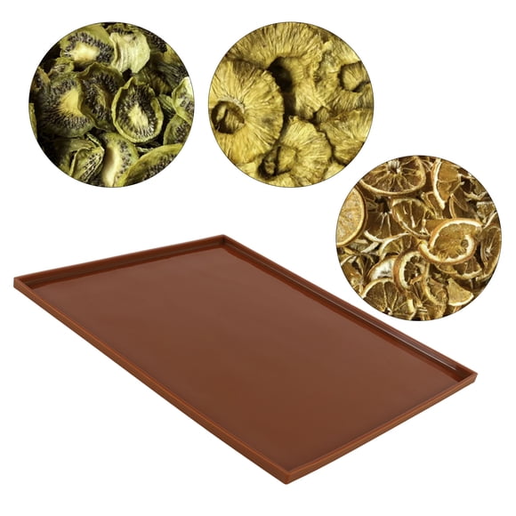 Silicone Dehydrator Mats High Temperature Prevent Sticking for Fruit Dehydrator Trays with