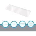 thumbnail image 5 of SSWBasics Tempered Glass Shelf - 14" W x 36" L x 3/16" - Set of 2, 5 of 7