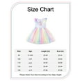 thumbnail image 2 of 4T Baby Girl Dress Unicorn Rainbow Tutu Dress Baby Girl Summer Clothes Princess Dress 4-5T Baby Girl Dress, 2 of 7