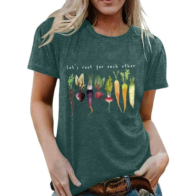 VJATTWR T-Shirt Surdimensionné Femme Décontracté T-Shirts pour Femmes Manches Courtes Col Rond Imprimé Graphique Tenue Décontractée pour le Confort et le Style au Quotidien S