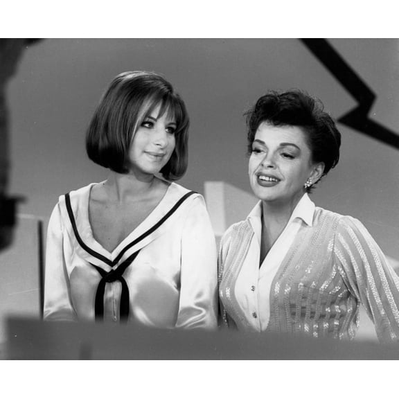 Television still featuring Barbra Streisand and Judy Garland Photo Print (10 x 8)