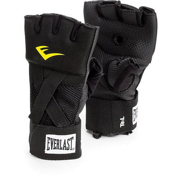 "Everlast EverGel Handwraps - Black/Yellow"