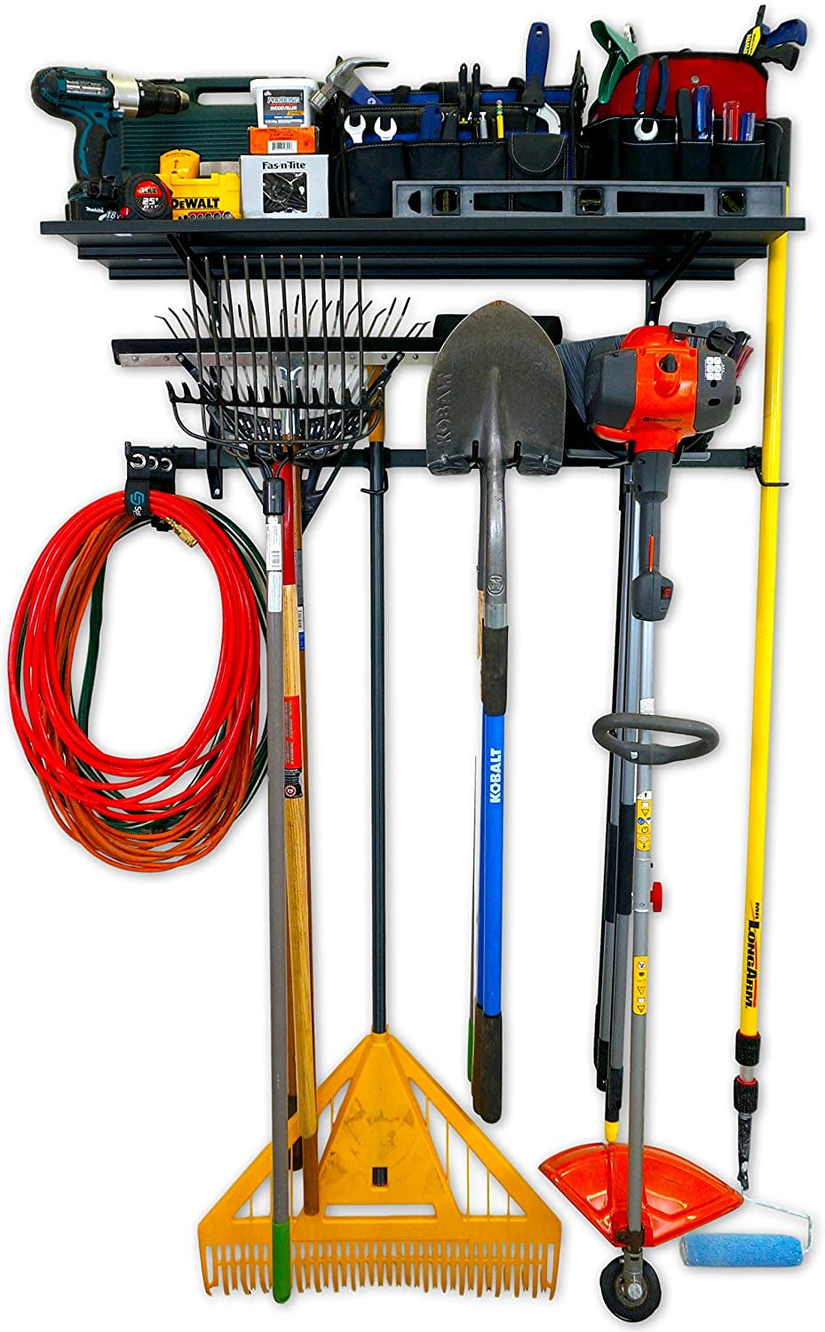 StoreYourBoard Garage Pro Tool Storage Rack, Equipment Organizer, Wall