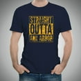 thumbnail image 2 of Straight Outta Ann Arbor Basic Cotton T-Shirt - 3X-Large - Navy, 2 of 6