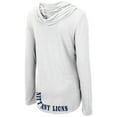thumbnail image 3 of Women's Colosseum White Penn State Nittany Lions My Lover Lightweight Hooded Long Sleeve T-Shirt, 3 of 3