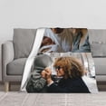 thumbnail image 4 of Custom Blanket with Photos Text Customized Throw for Christmas Birthday Personalized Gift Flannel Blanket for Family Friends lovers Dog Pets Fits Sofa Bedroom (1 Photo, 50"x60" 127cmX152cm), 4 of 6
