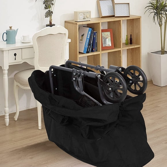 Sac de Transport pour Fauteuil Roulant Sac de Voyage pour Accessoires de Déambulateur Pliable Sac de Rangement pour Fauteuil Roulant Extérieur