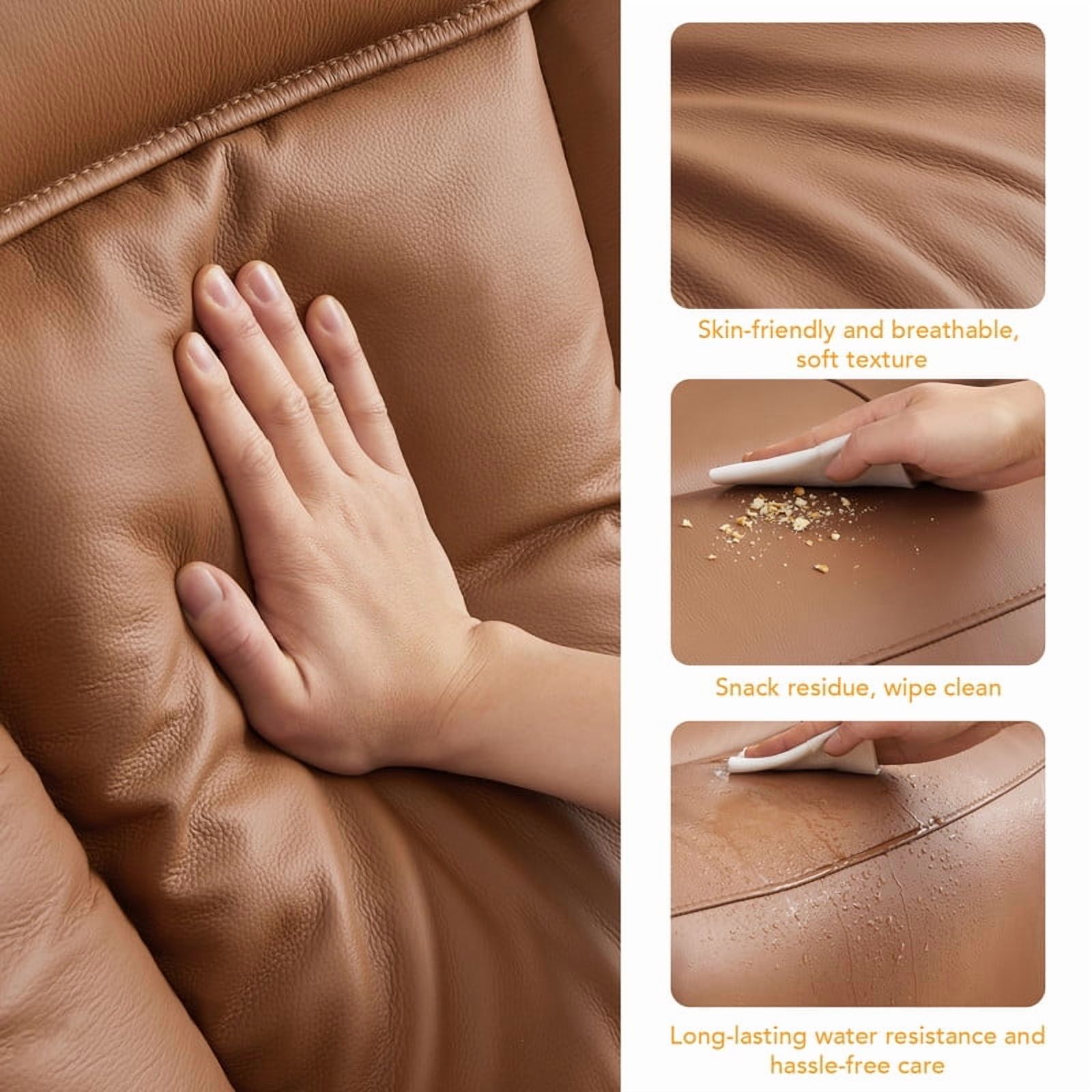 CHITA Lift Recliner with Heat and Massage for Elderly, Saddle