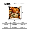thumbnail image 5 of Thanksgiving Pumpkin Elegant Velvet Throw Pillow Covers and Inserts - Set of 2, Available in 16x16, 18x18, 20x20 Inches for Home Decor, Unique Patterns for Sofa, 5 of 6