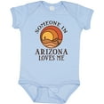 thumbnail image 3 of Inktastic Someone in Arizona Loves Me Boys or Girls Baby Bodysuit, 3 of 5