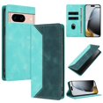 thumbnail image 1 of Phone Case for Google Pixel 8A FOXDOCK Premium Leather,Creative Dual-Color Cover with Card Slot,Shockproof, 1 of 7
