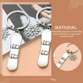 thumbnail image 4 of 3pcs Creative Snowboard Keychain Pendants Backpack Hanging Charms (Silver), 4 of 8