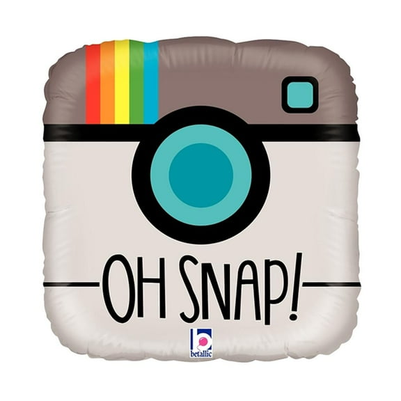 LOONBALLOON 1980s Balloons, 18″ OH SNAP!