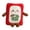 A002- Red (Fa), variant on Mahjong Tile, 4X6 In, Kawaii Plush, Plush Pillow, Fuzzy Pillow, Embroidery Fabric, Red Fabric, Game Room, Game Room Decor, Kawaii Room Decor, Accent Pillow, Chinese Decor, 1 Pc