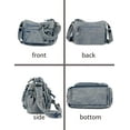 thumbnail image 3 of Denim Crossbody Shoulder Bag for Women Vintage Jean Casual Purse with Adjustable Strap, 3 of 6