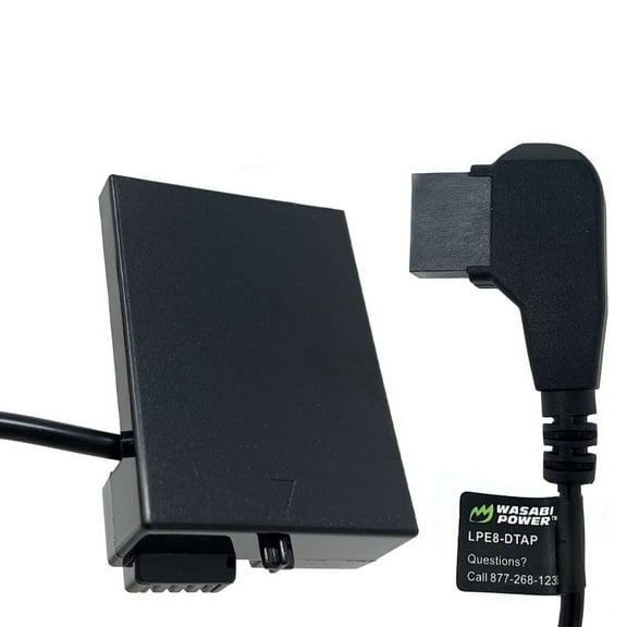 Wasabi Power DC Coupler with D-Tap Input for Canon LP-E8
