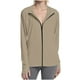 thumbnail image 3 of Sudadera con capucha y cremallera de lentejuelas para mujer, manga larga con tapa para el pulgar, protección solar de poliéster, camisa informal de cuello redondo para uso diario, sopatenor, 3 of 9