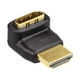 thumbnail image 3 of Adaptador HDMI SatelliteSale Macho a hembra 4K HDR PVC Negro 270 grados, 3 of 7