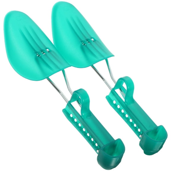 MLINS Green Adjustable Shoe Stretcher for Women Made of Plastic for Shoes Shaping 1 Pair